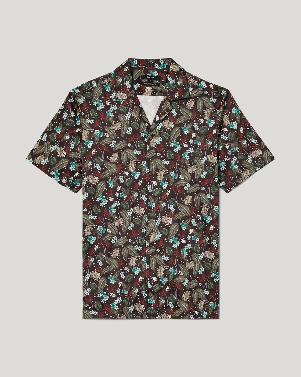 Regular Floral Print Short Sleeve Shirt